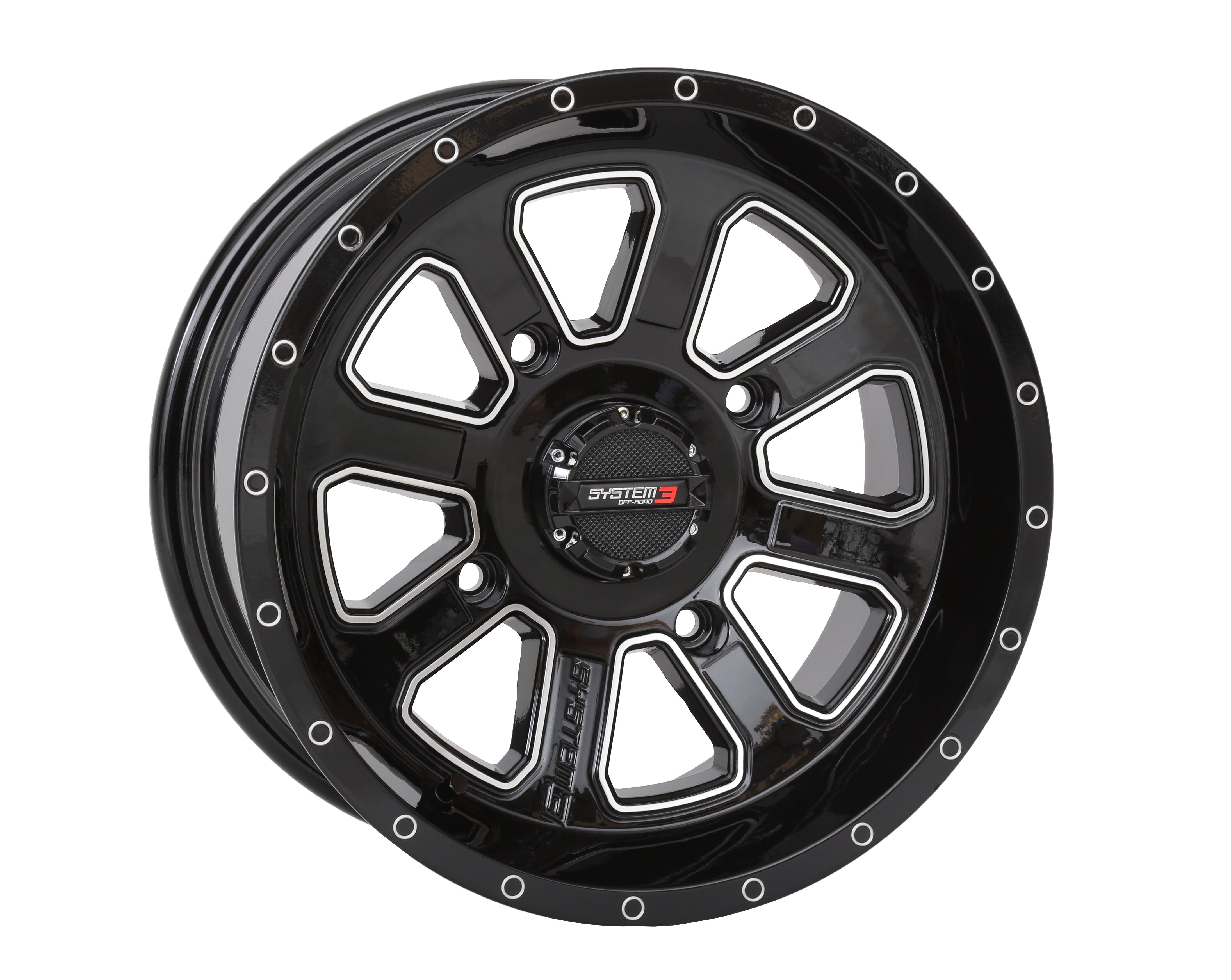 ST4 WHEEL - GLOSS BLACK/MACHINED