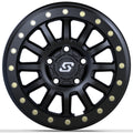 SANO BDLK WHEEL 15X7 5/4.5 6+1 (+50MM) BLACK