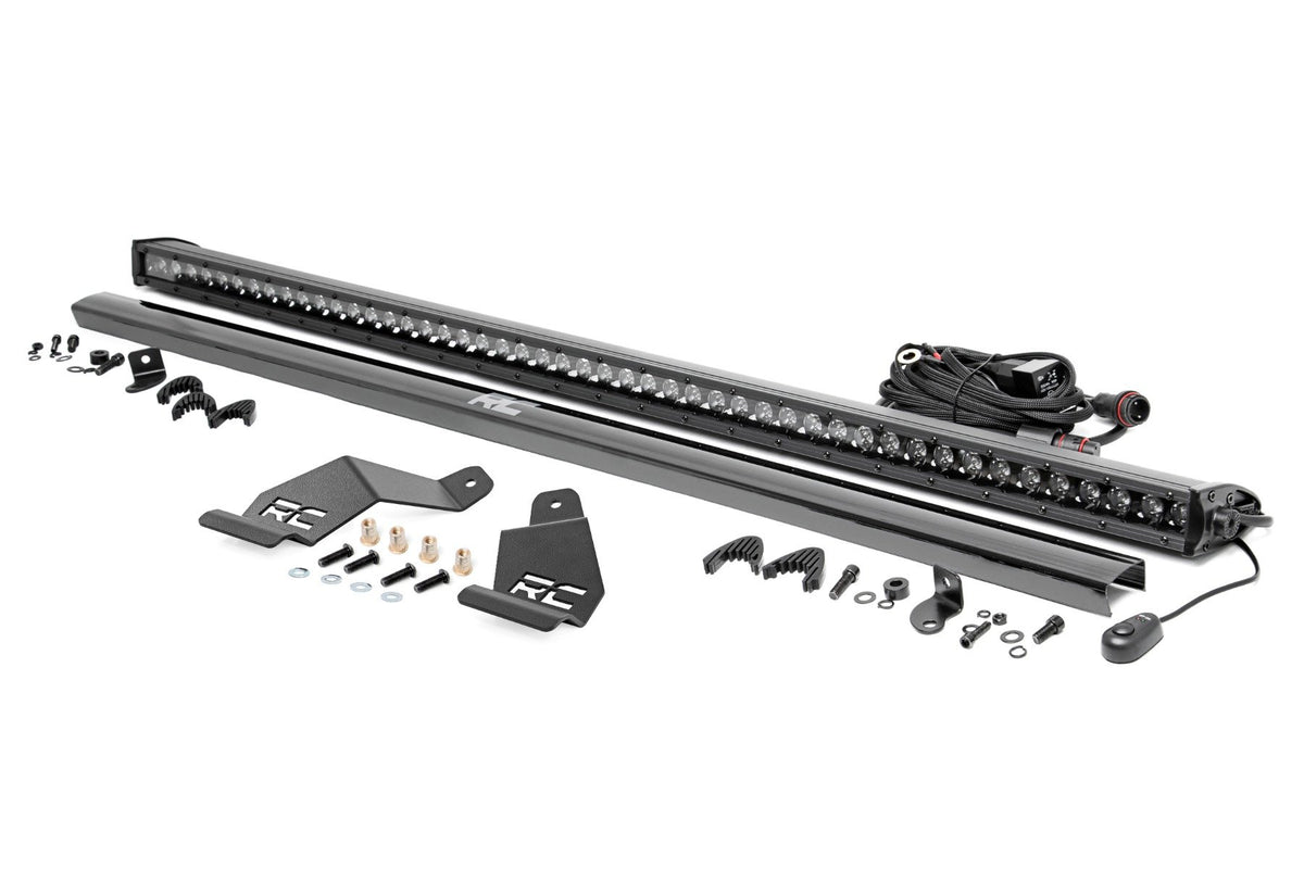 LED Light Mount | 50" Black Single Row | CFMOTO UFORCE U10 Pro