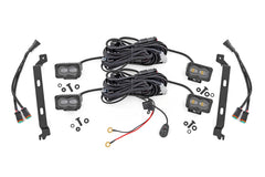 LED Fog Light Kit | 3x1.75 Inch Black Series Slim Aux | Toyota Tacoma (24-26)