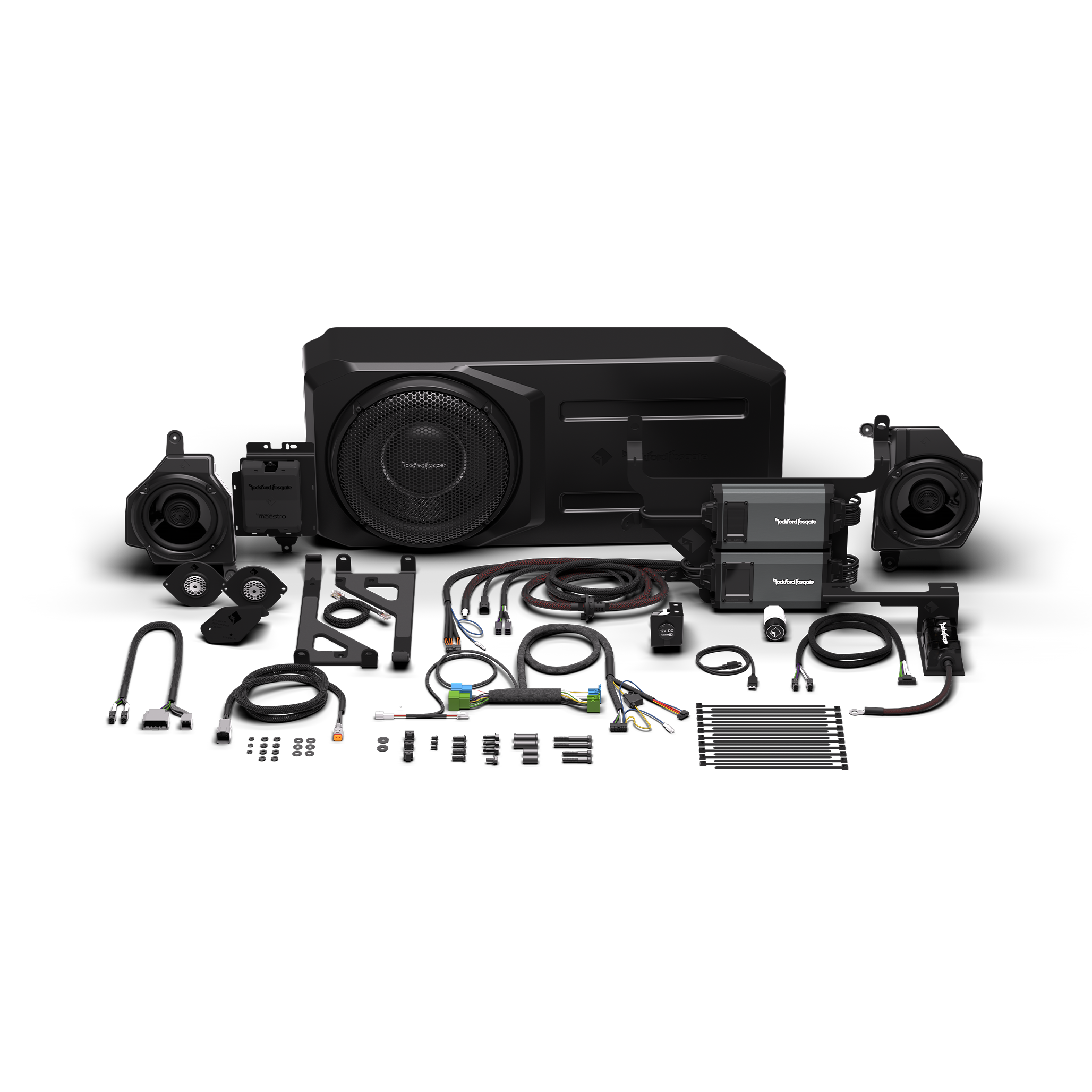 1,800 Watt All-In-One Audio Kit for Select 2024+ Jeep Wrangler JL