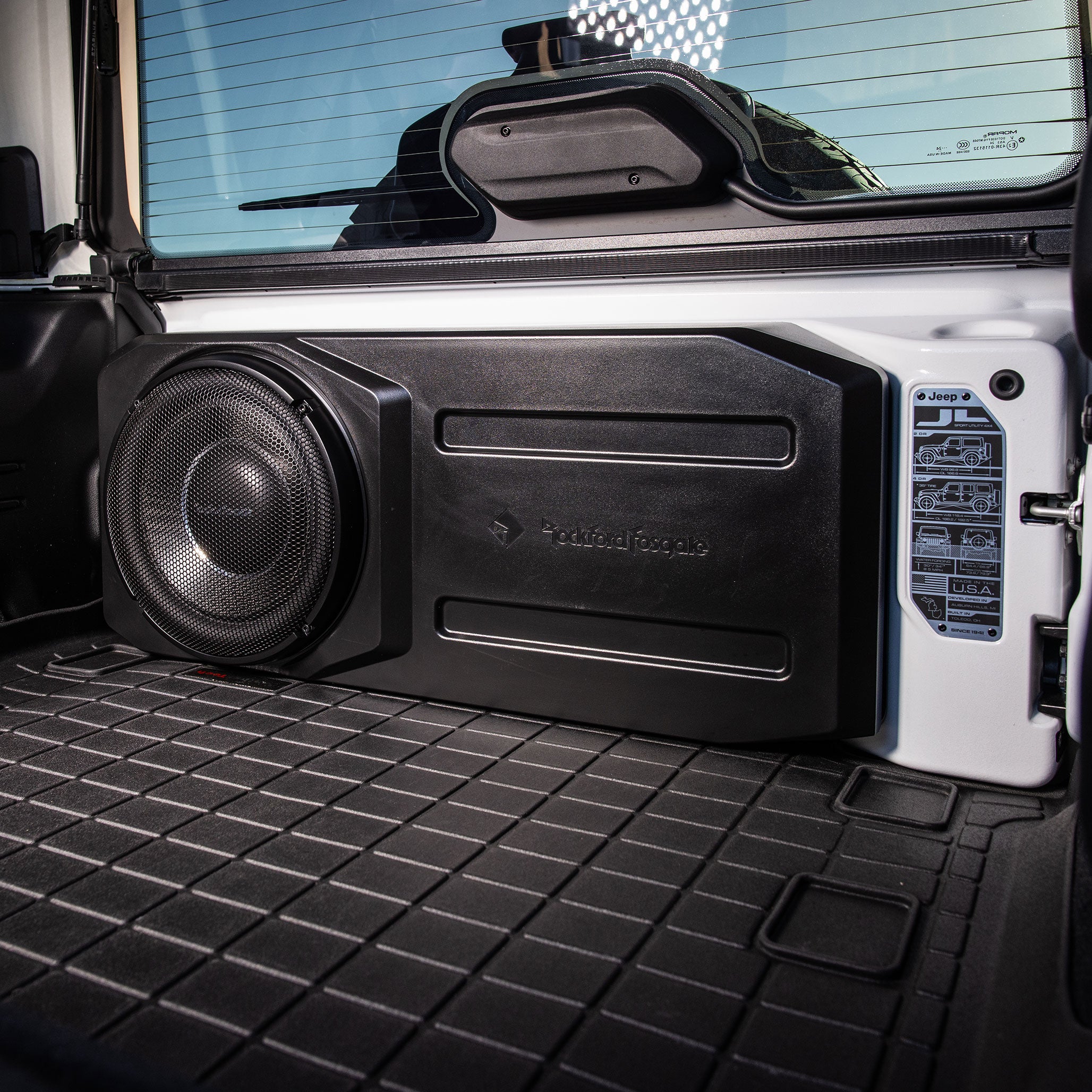 1,800 Watt All-In-One Audio Kit for Select 2024+ Jeep Wrangler JL