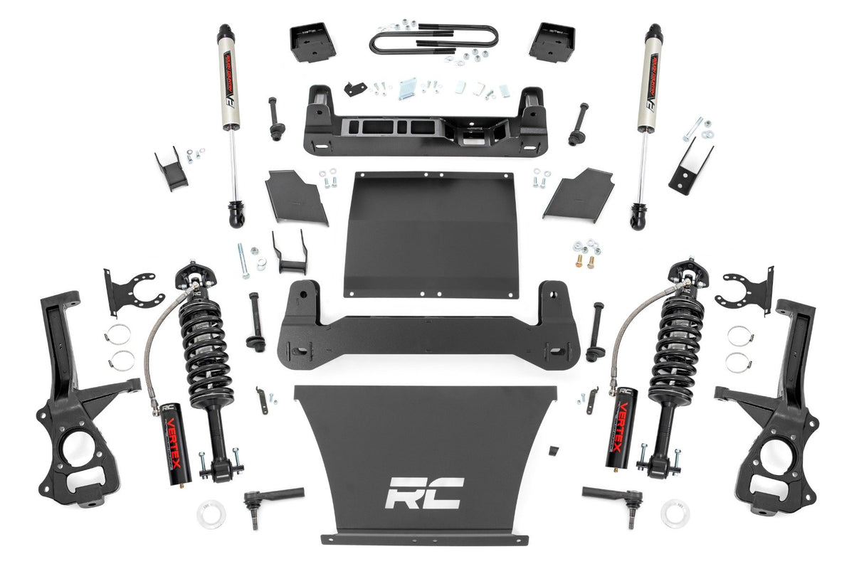 6 Inch Lift Kit | Mono Leaf Rear | Vertex/V2 | GMC Sierra 1500 2WD/4WD (19-24)