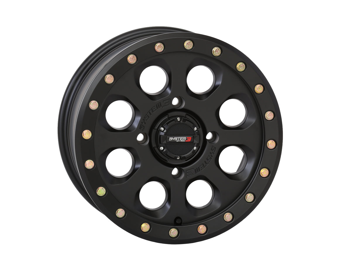 SB7 BL WHEEL 15X7 4+3 (+10MM) 4/137 MATTE BLACK