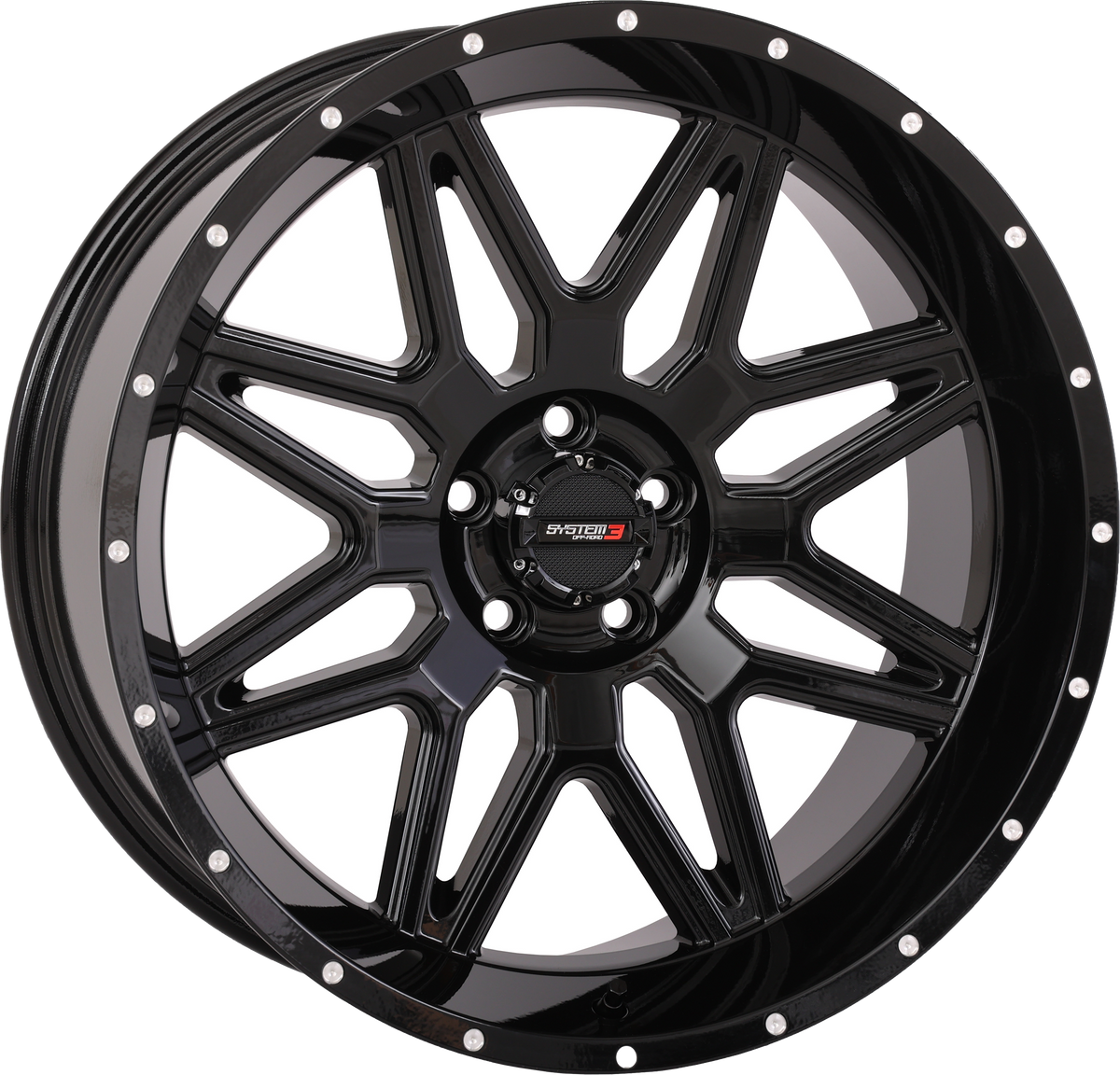 ST7 WHEEL 20X9 5+4 (0MM) 5/4.5 GLOSS BLACK