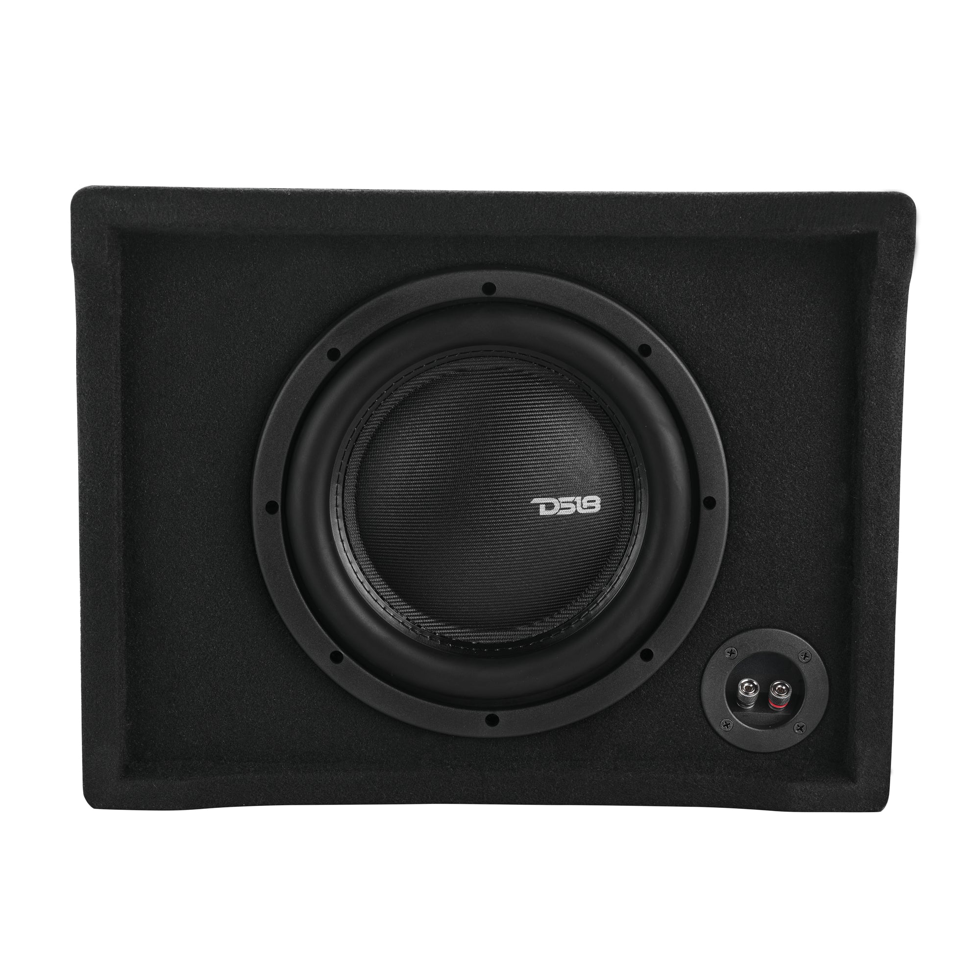 DFPU Under Seat 10” Shallow Subwoofer Enclosure | Sealed, Loaded, 600W RMS @ 2 Ohm - DS18