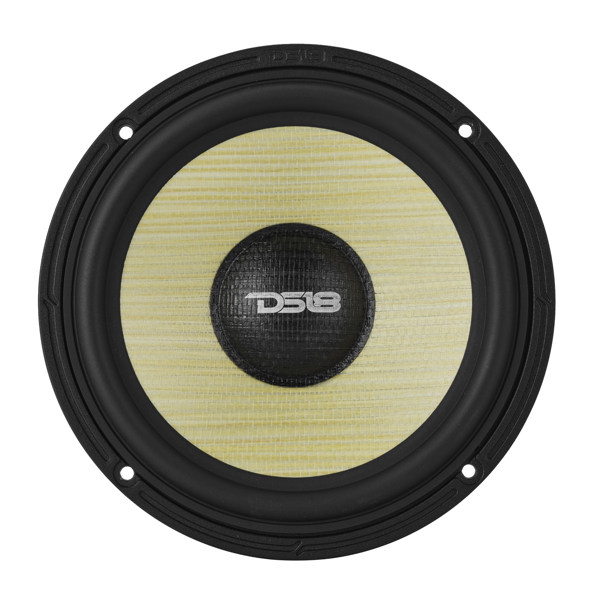 DXQ 6.5" 3-Way Component Speaker Set with Yellow Straw + Composite Foam Cone | 150W RMS 4-Ohm - DS18