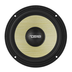 DXQ 6.5" 3-Way Component Speaker Set with Yellow Straw + Composite Foam Cone | 150W RMS 4-Ohm - DS18