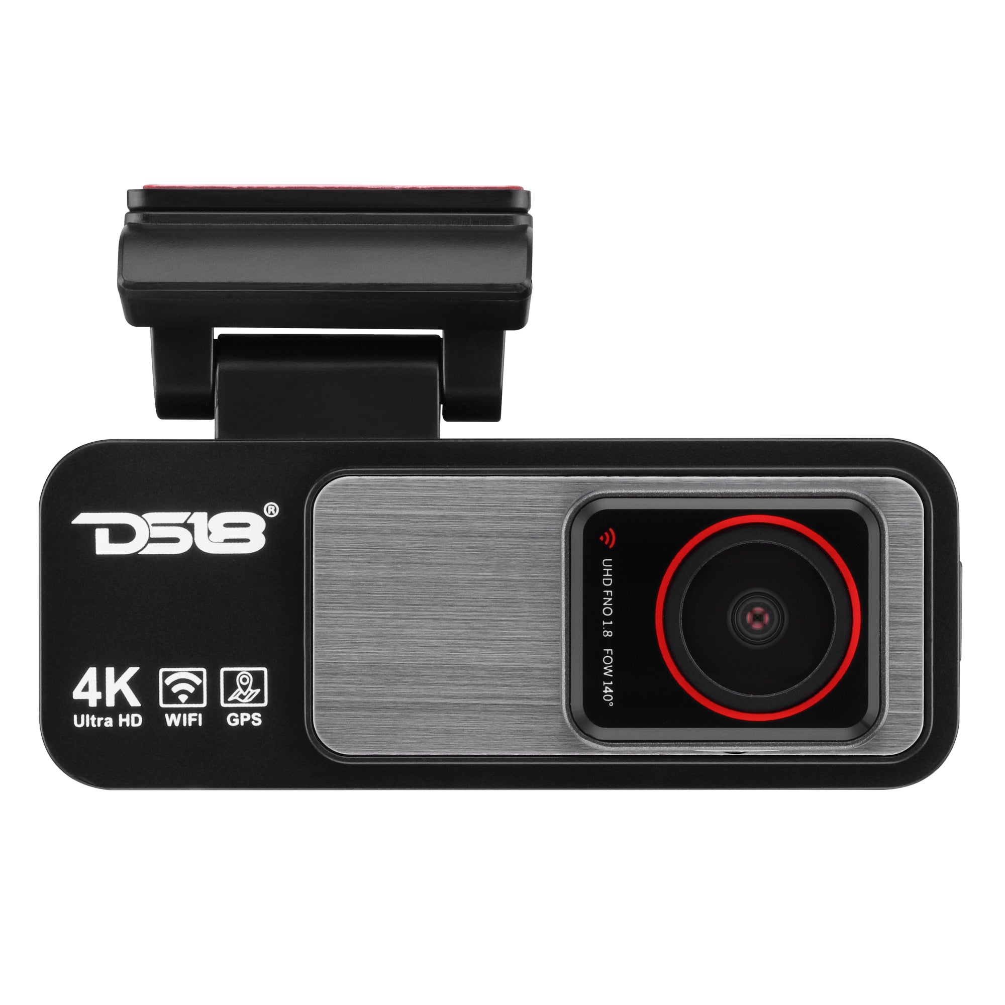 4K Dual Dash Camera with Wi-Fi, GPS, Parking Monitor, and 3.2” IPS Display (Front & Rear Cameras) - DS18