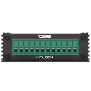 4-Channel High-to-Low Level Line Output Converter with Remote Turn-On - DS18