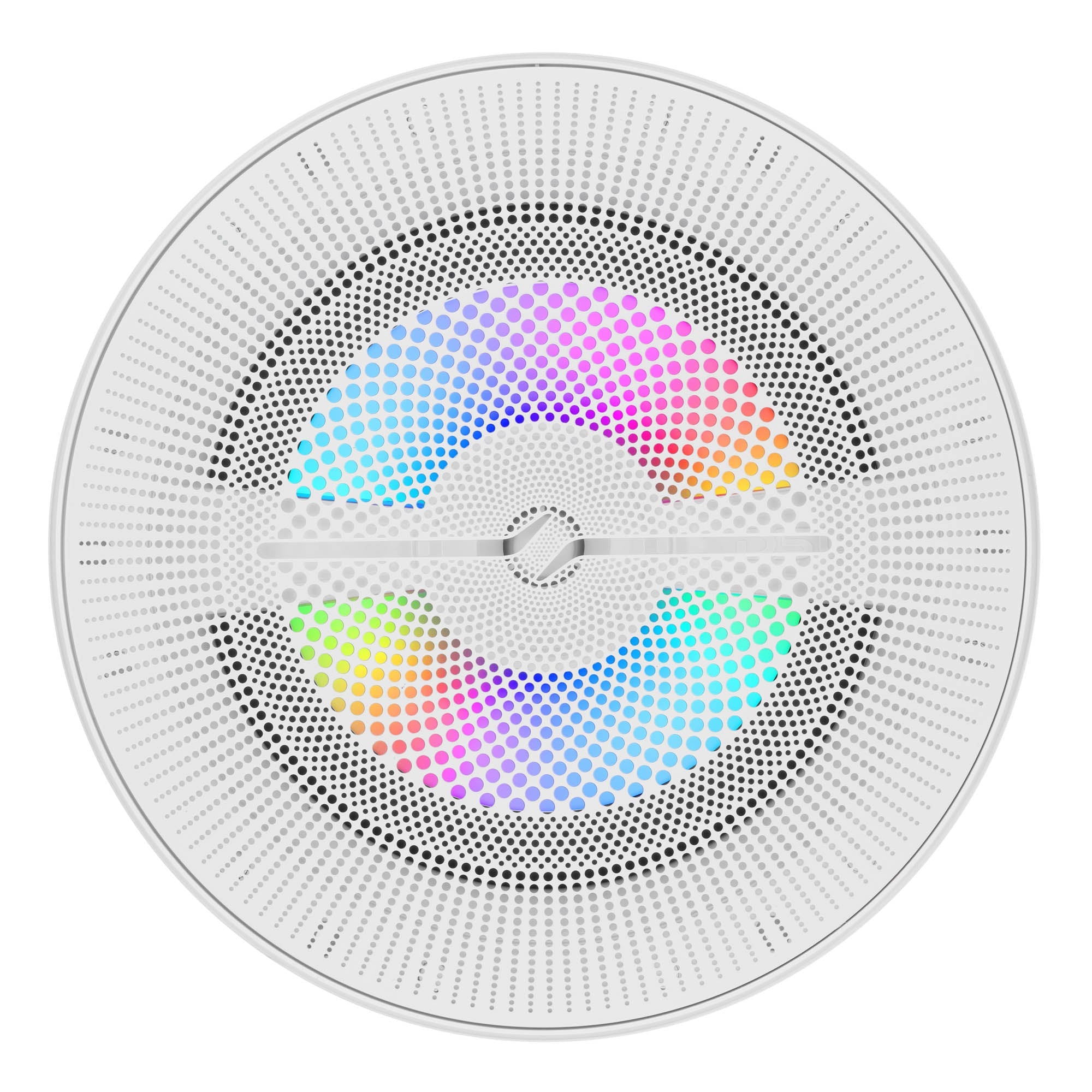 Luxury 8” 2-Way Marine Coaxial Speaker with Digital LED Lights and Flush Magnetic Mount Grille | 175W RMS 4-Ohm - DS18