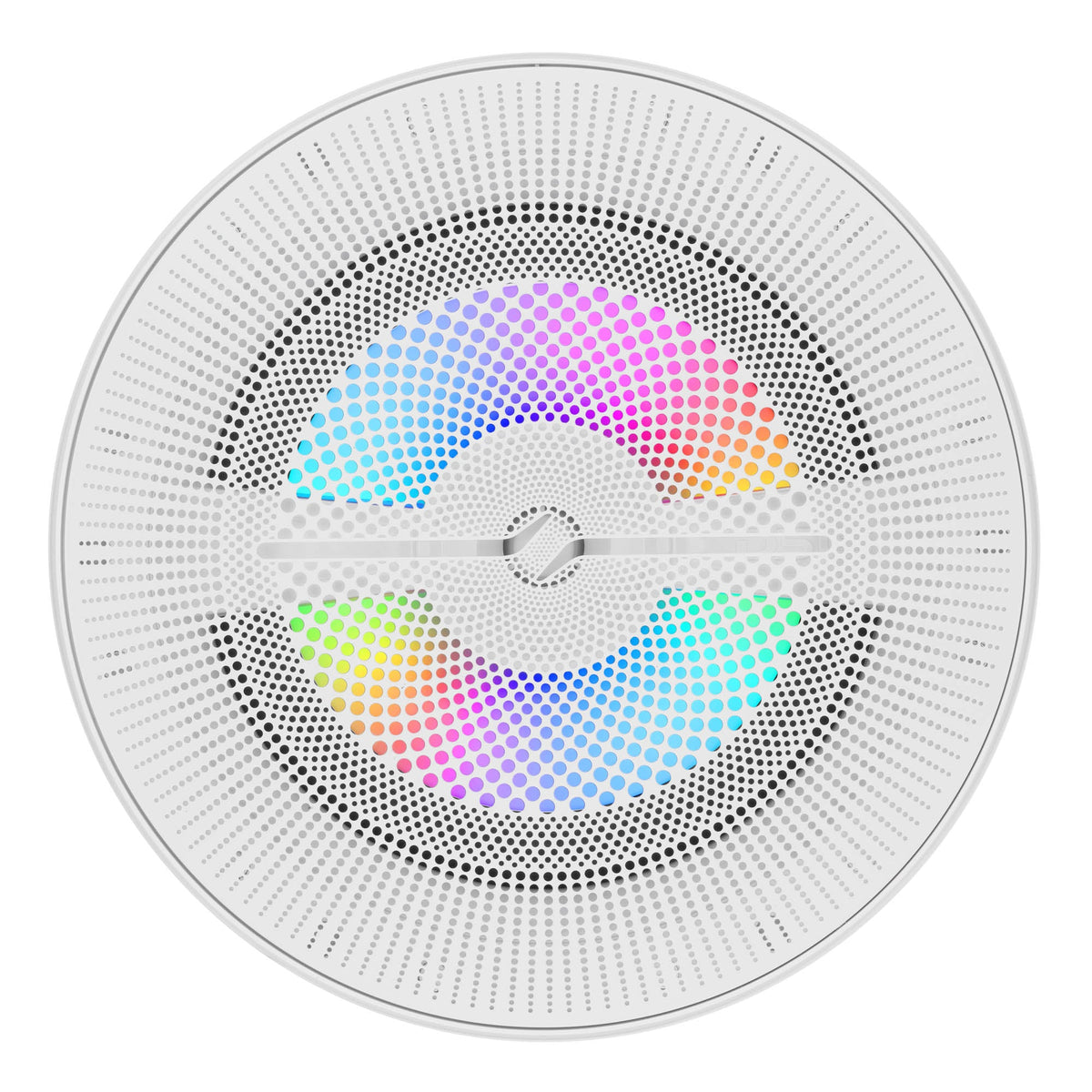 Luxury 8” 2-Way Marine Coaxial Speaker with Digital LED Lights and Flush Magnetic Mount Grille | 175W RMS 4-Ohm - DS18
