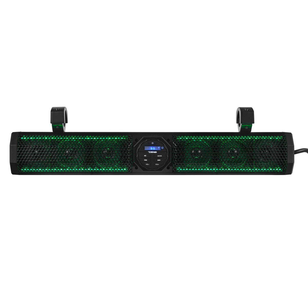 26" Marine Amplified Soundbar with Bluetooth USB & RGB Lighting 6 Speakers 600 Watts - DS18