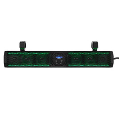 26" Marine Amplified Soundbar with Bluetooth USB & RGB Lighting 6 Speakers 600 Watts - DS18