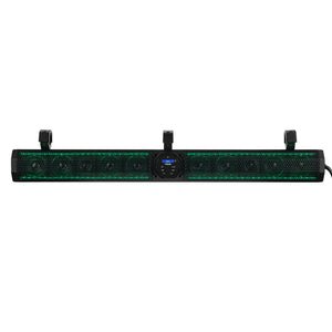 37" Marine Amplified Soundbar with Bluetooth USB & RGB Lighting 10 Speakers 1200 Watts - DS18