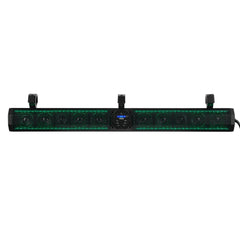 37" Marine Amplified Soundbar with Bluetooth USB & RGB Lighting 10 Speakers 1200 Watts - DS18