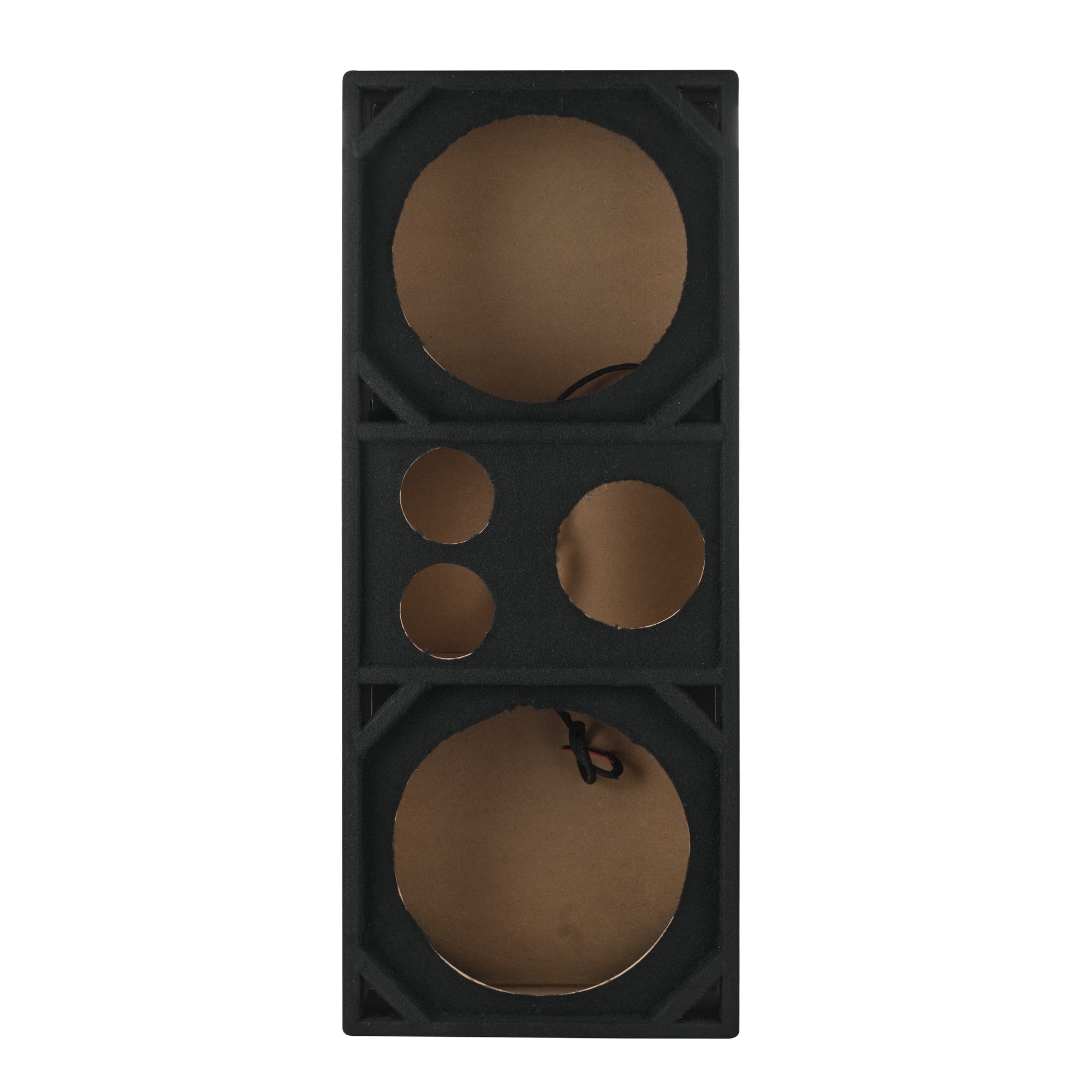 Dual 12” + Dual 4” Tweeter + 2” Driver Ported Voceteo Empty Enclosure | Speakon-Ready - DS18