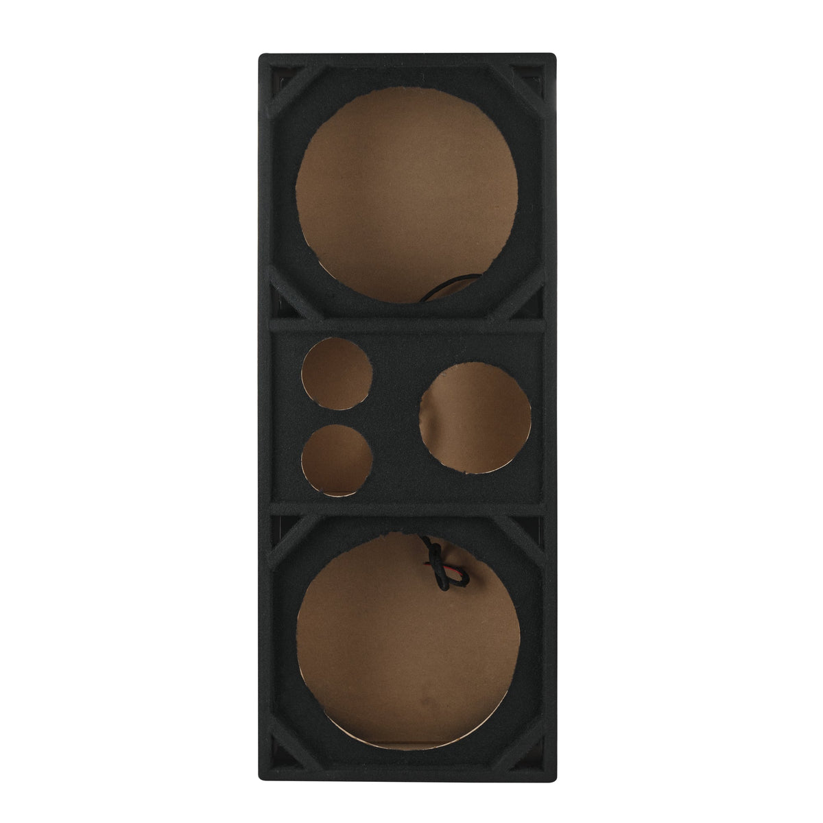 Dual 12” + Dual 4” Tweeter + 2” Driver Ported Voceteo Empty Enclosure | Speakon-Ready - DS18