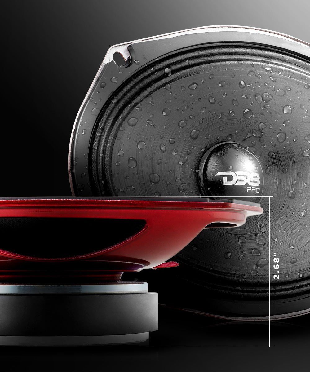PRO 6x9" Slim Water-Resistant Mid-Range Loudspeaker | 250W RMS 2-Ohm - DS18