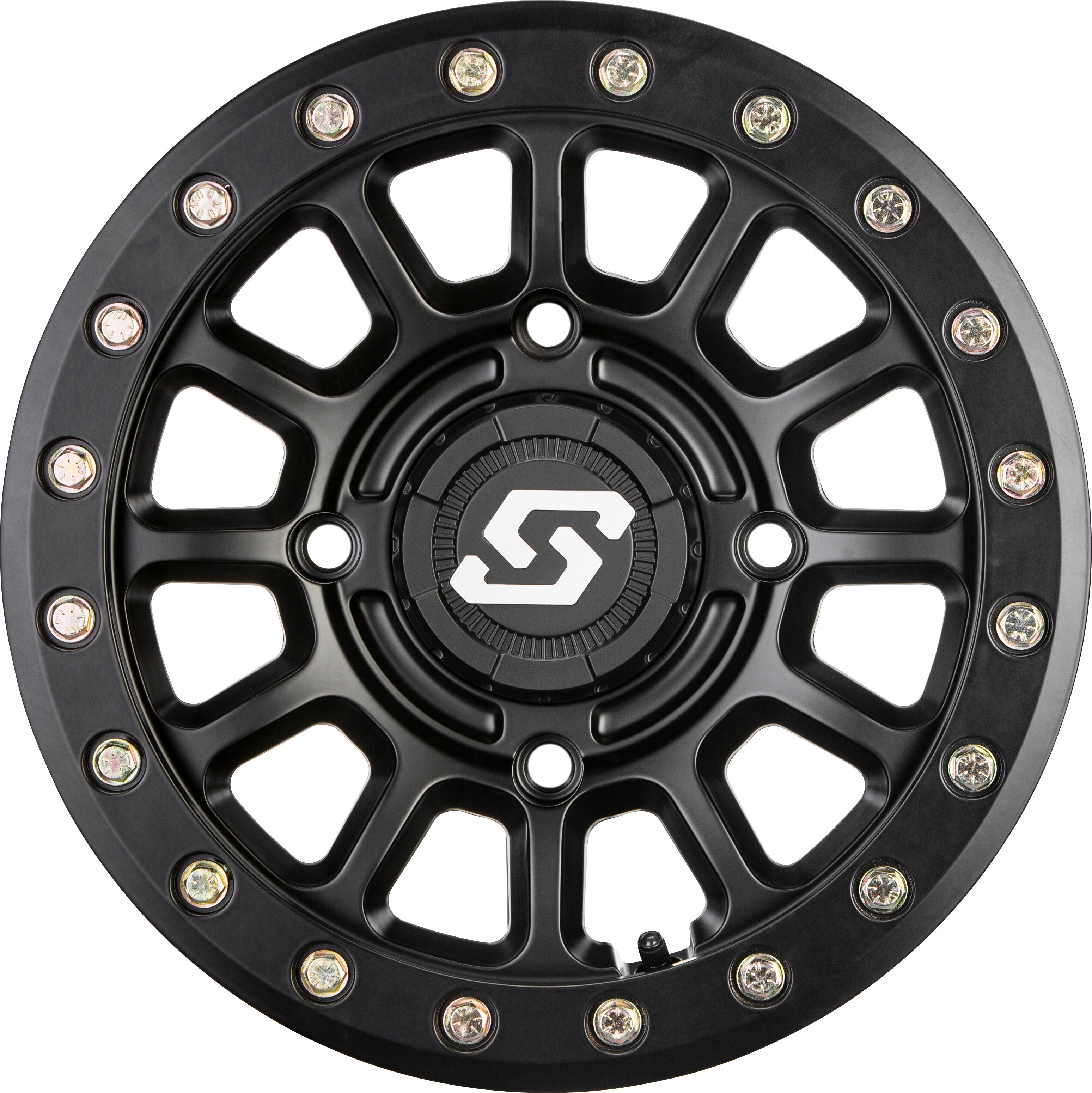 SANO BDLK WHEEL 14X7 4/110 5+2 (+10MM) BLACK