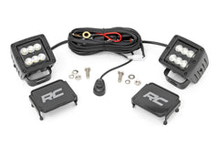 2 Inch Black Series LED Light Pods | Pair | Flood