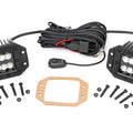 2 Inch Black Series LED Light Pods | Pair | Flood | Flush Mount