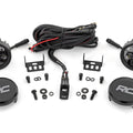 Black Series Round LED Light Pair | 3.5 Inch | Amber DRL