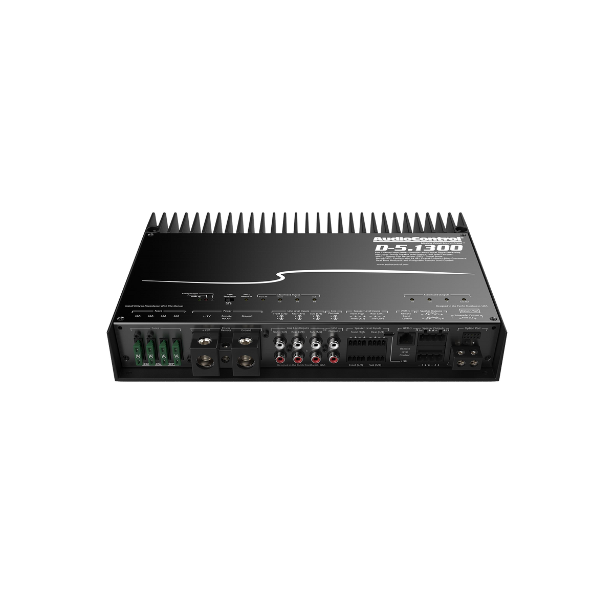 D-5.1300 High-Power 5-Channel DSP Matrix Amplifier w/AccuBass