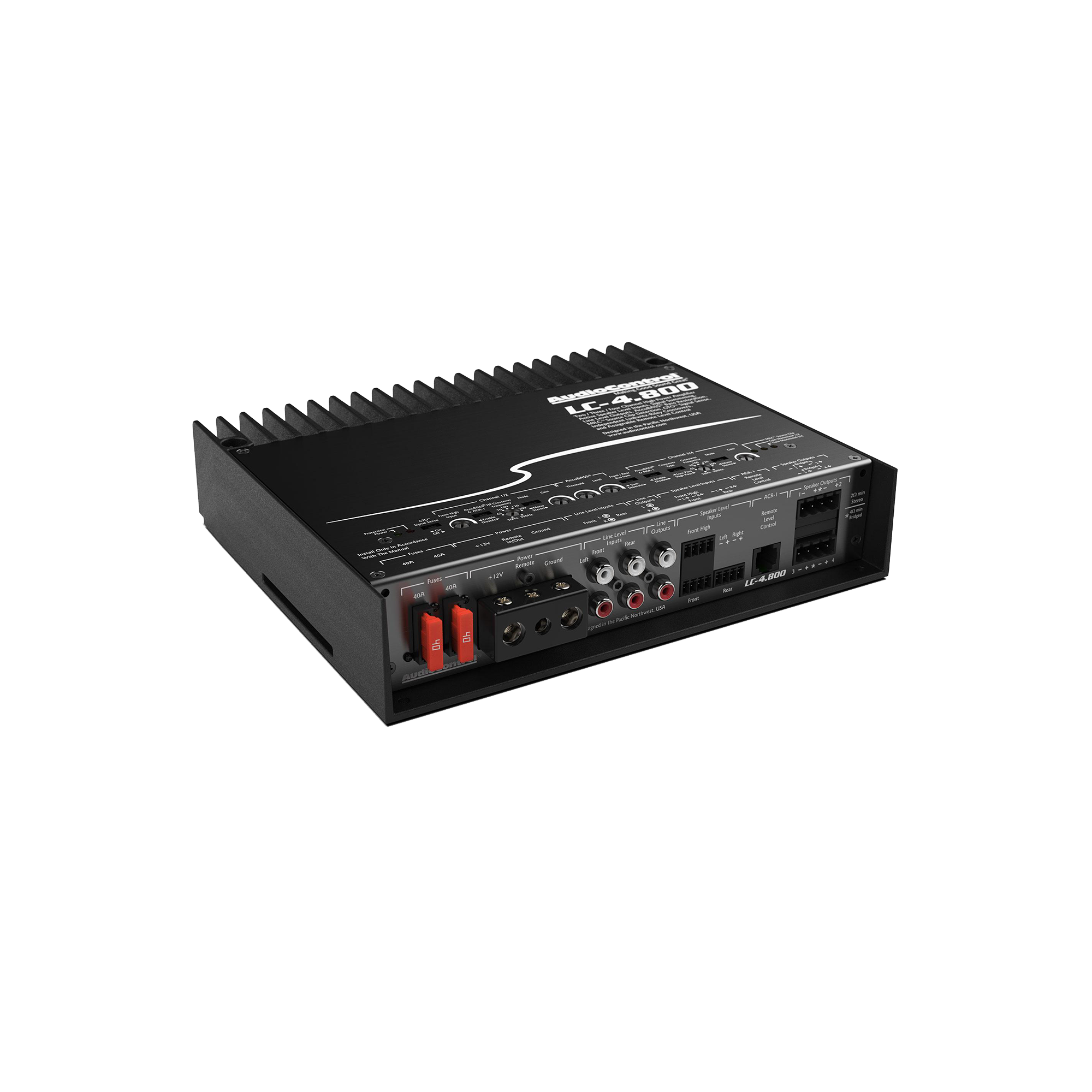 LC-4.800 High-Power 4-Channel Amplifier w/AccuBASS