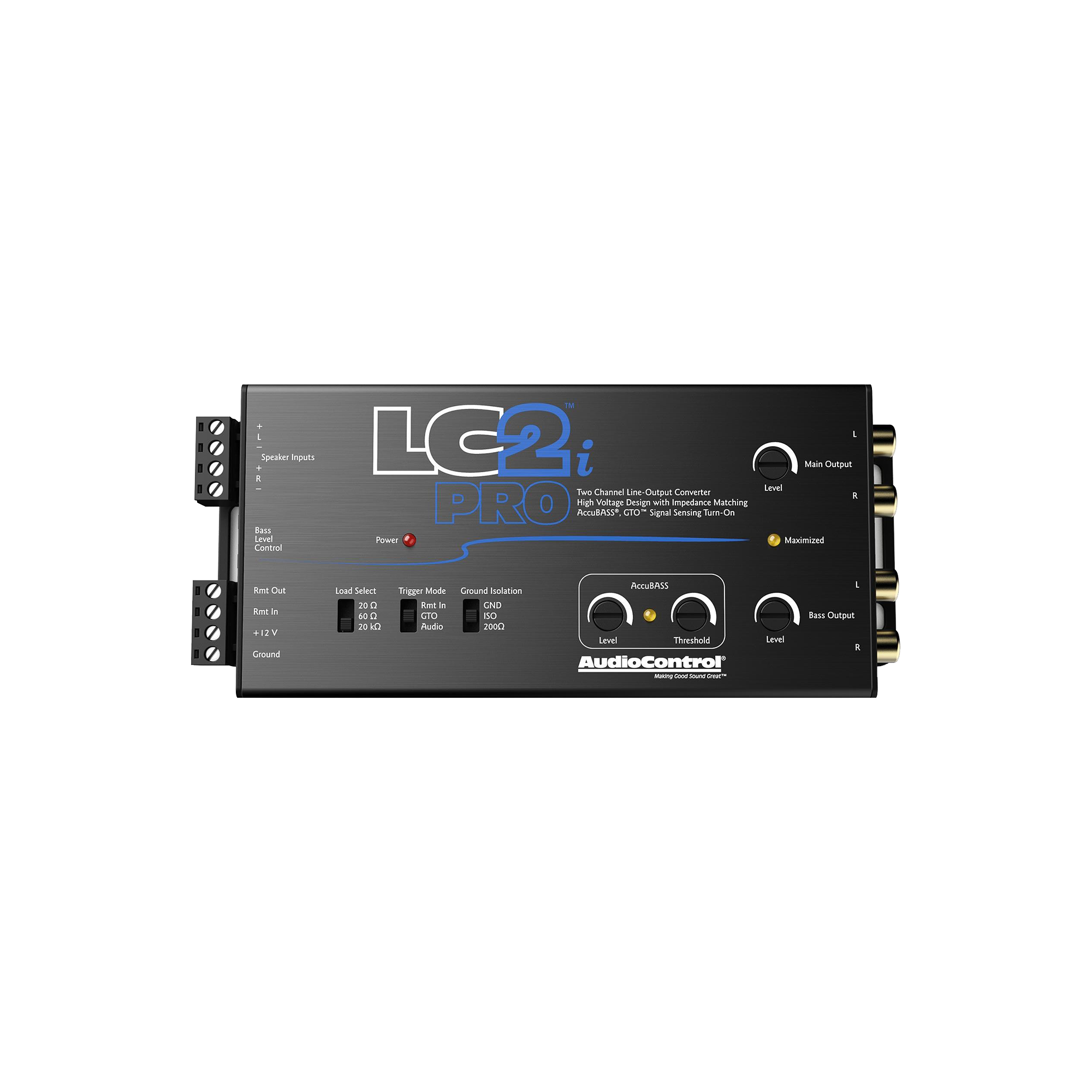 LC2i PRO 2-Channel Line Output Converter w/AccuBASS & ACR-1 Remote