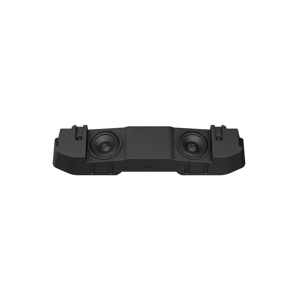 TXJTD8 Jeep Gladiator JT (2020-24) Under Seat Dual 8" Loaded Subwoofer Enclosure