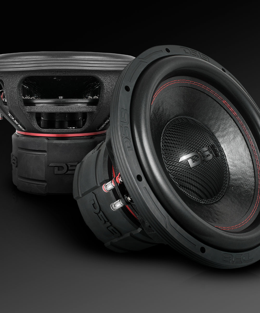 EXL 12” Subwoofer Triple Stack with Reinforced Cone 2000 Watts RMS 3” Dvc 4-Ohm - DS18