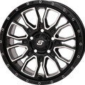 FUSION WHEEL 15X7 5+2 5/4.5 GLOSS BLK/MACHINED