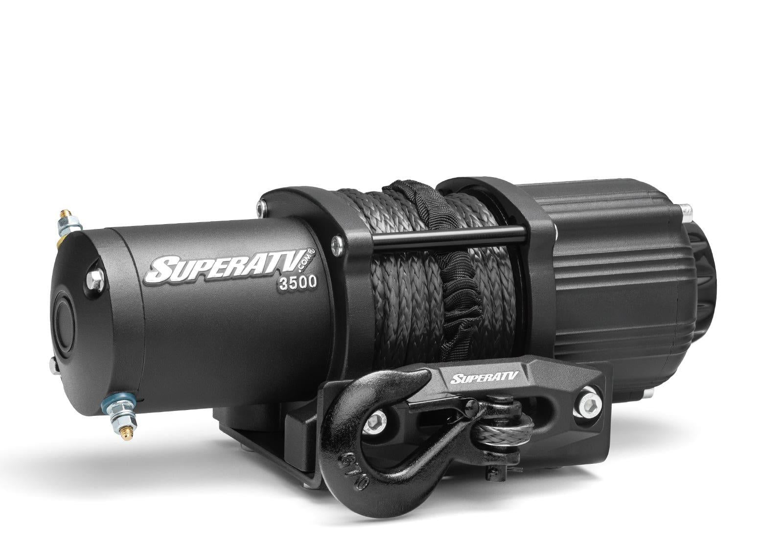 3500 Lb. UTV/ATV Winch (With Wireless Remote & Synthetic Rope)