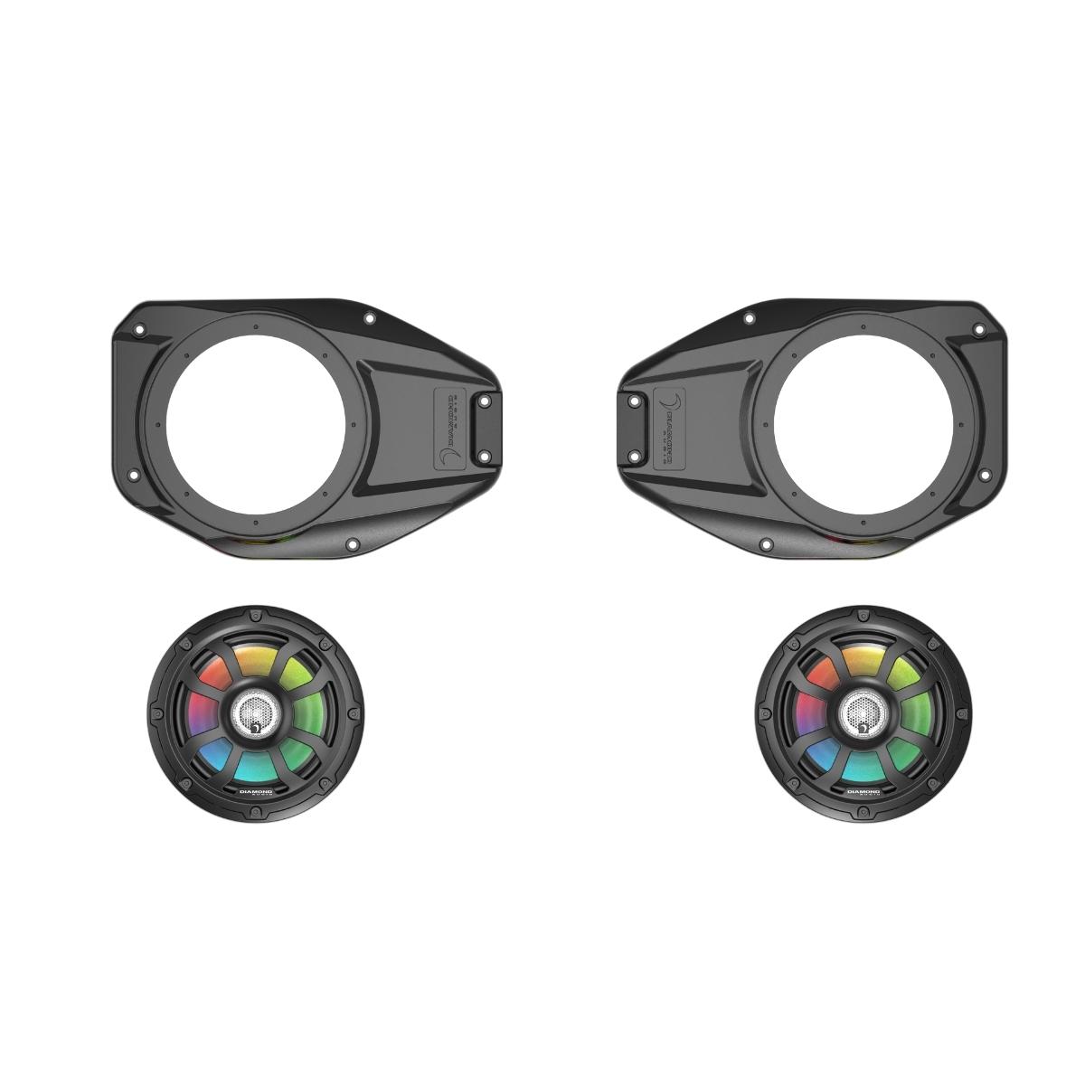 VSPJP65 -6.5" Speaker pods for 2018-2023 Jeep Wrangler / Jeep Gladiator 2DR - 4DR