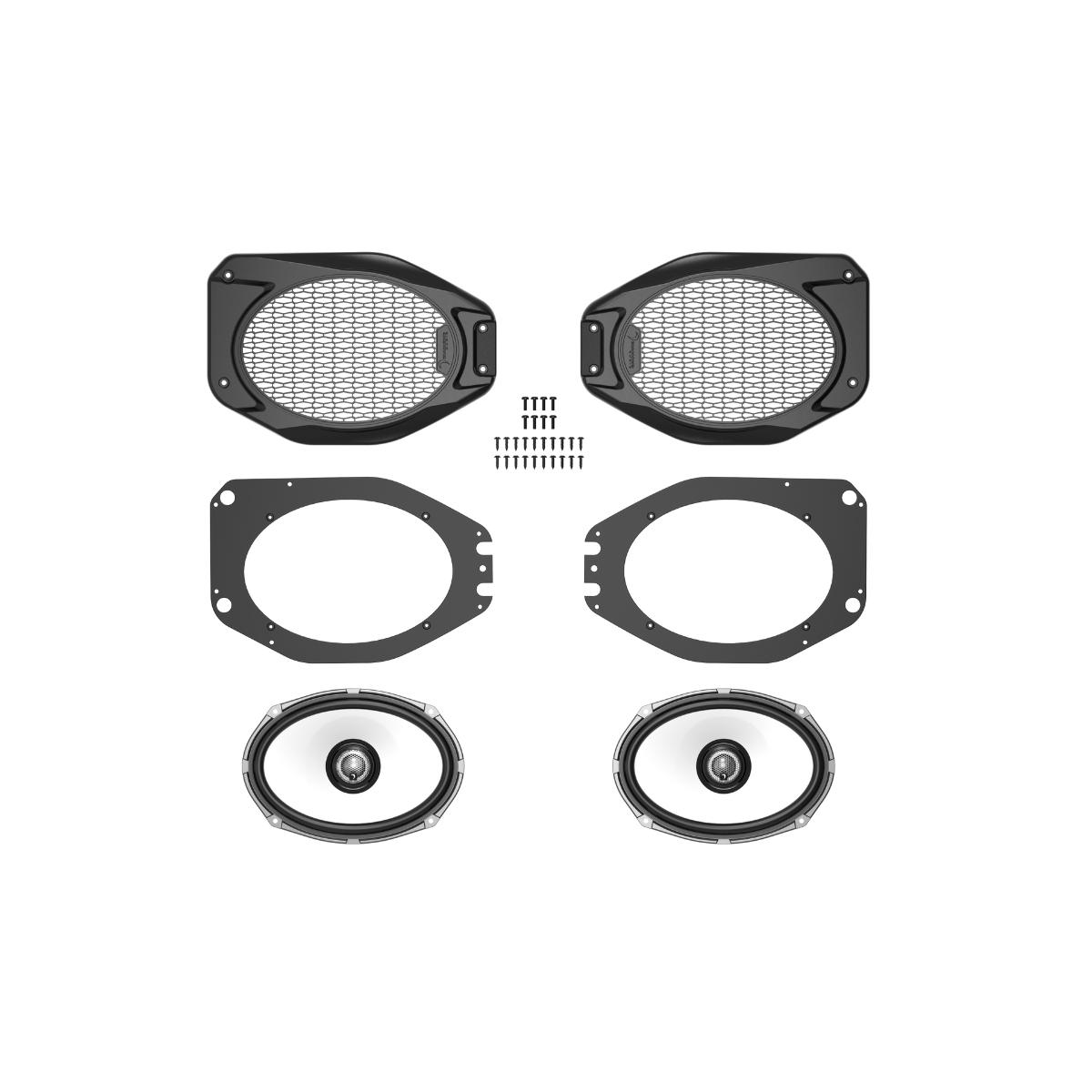 2018-2023 Jeep Wrangler(2DR/4DR)/Jeep Gladiator 6"x9" Overhead Speaker Kit - VSPJP69OE