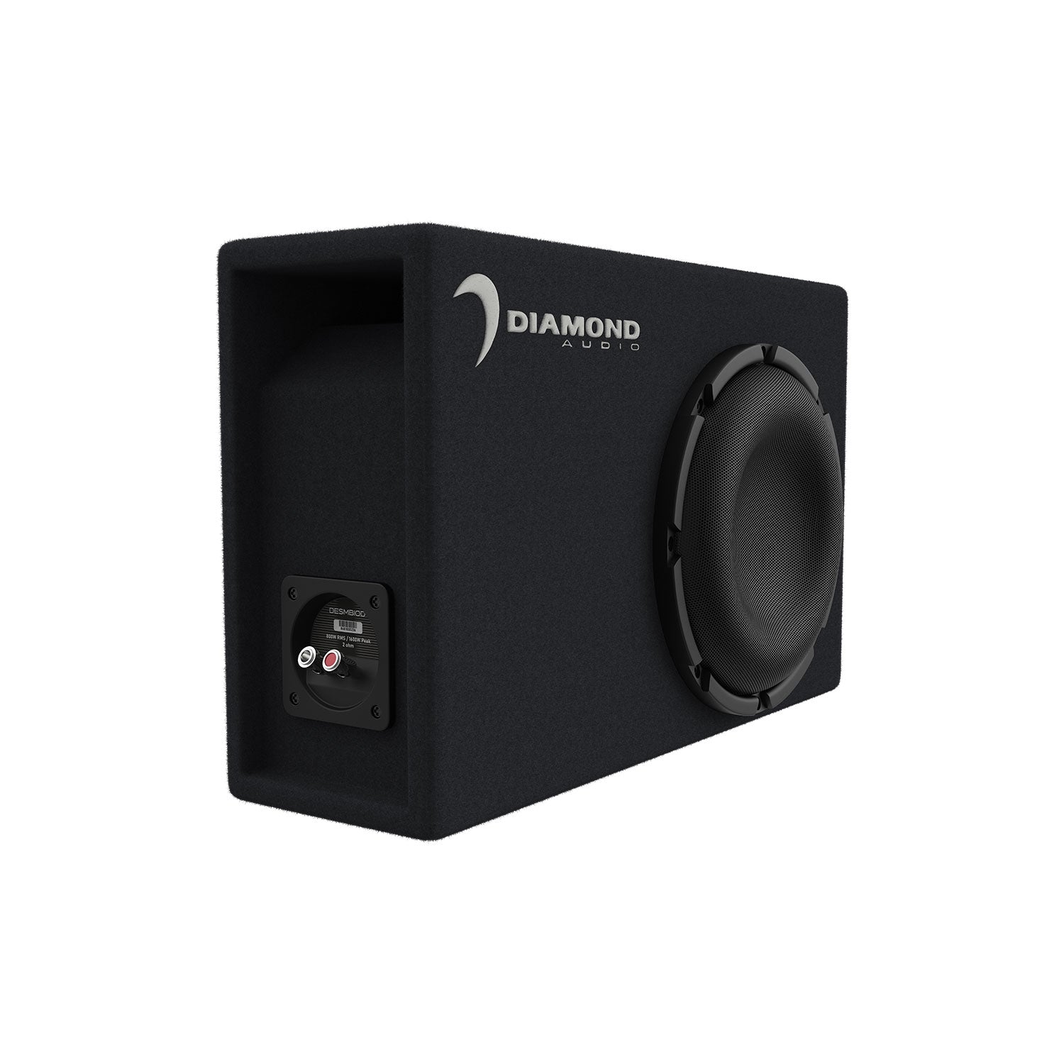 DESMB10A - 10" Slot Vented Active Subwoofer Enclosure (2 ohm )