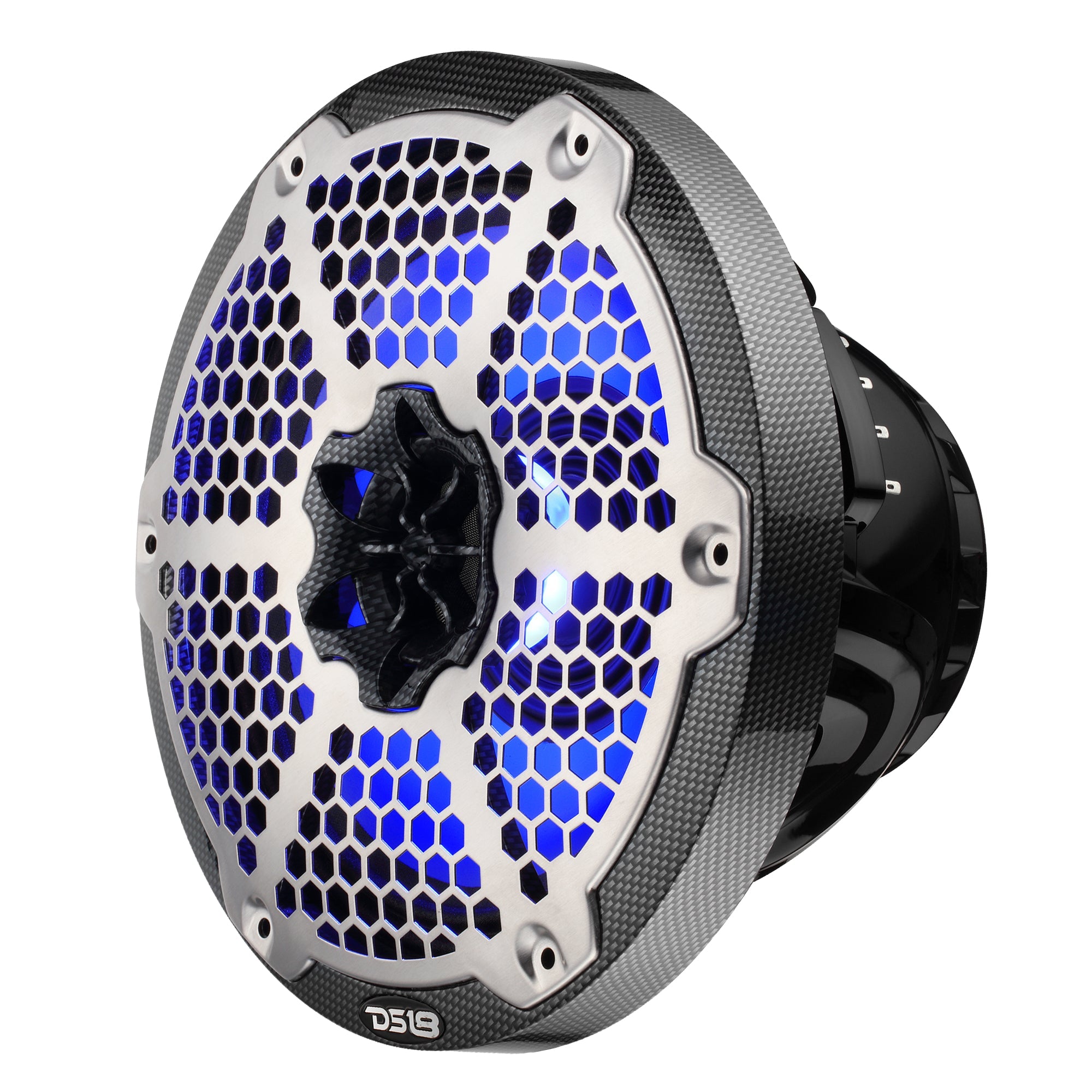 8” Marine 2-Way Hybrid Speaker with RGB LED, Compression Driver and Neodymium Magnet | 350W RMS 4-Ohm - DS18