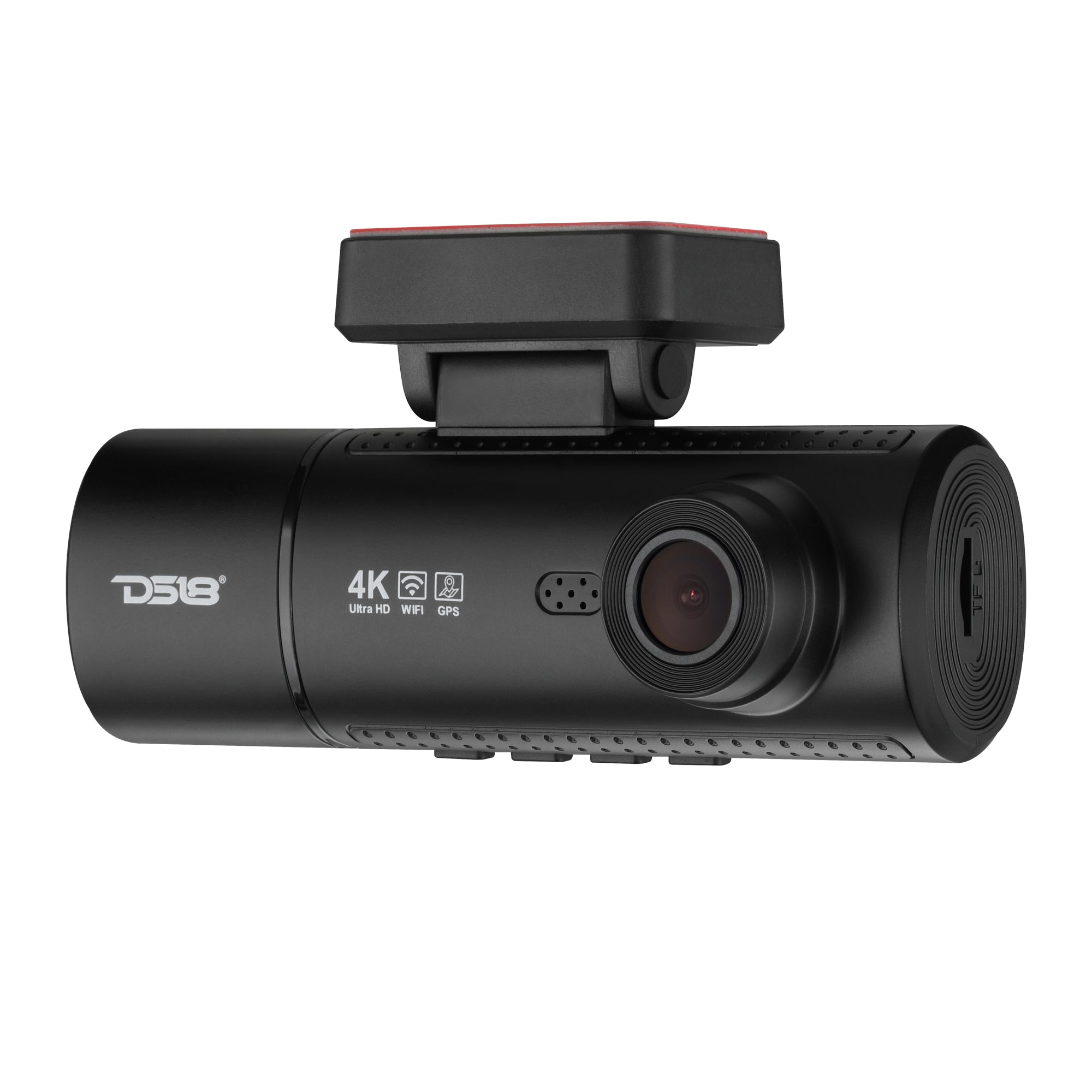 4K Triple Dash Camera with Front, In-Cabin and Rear Cameras, Wi-Fi, GPS and 3.16” IPS Display - DS18
