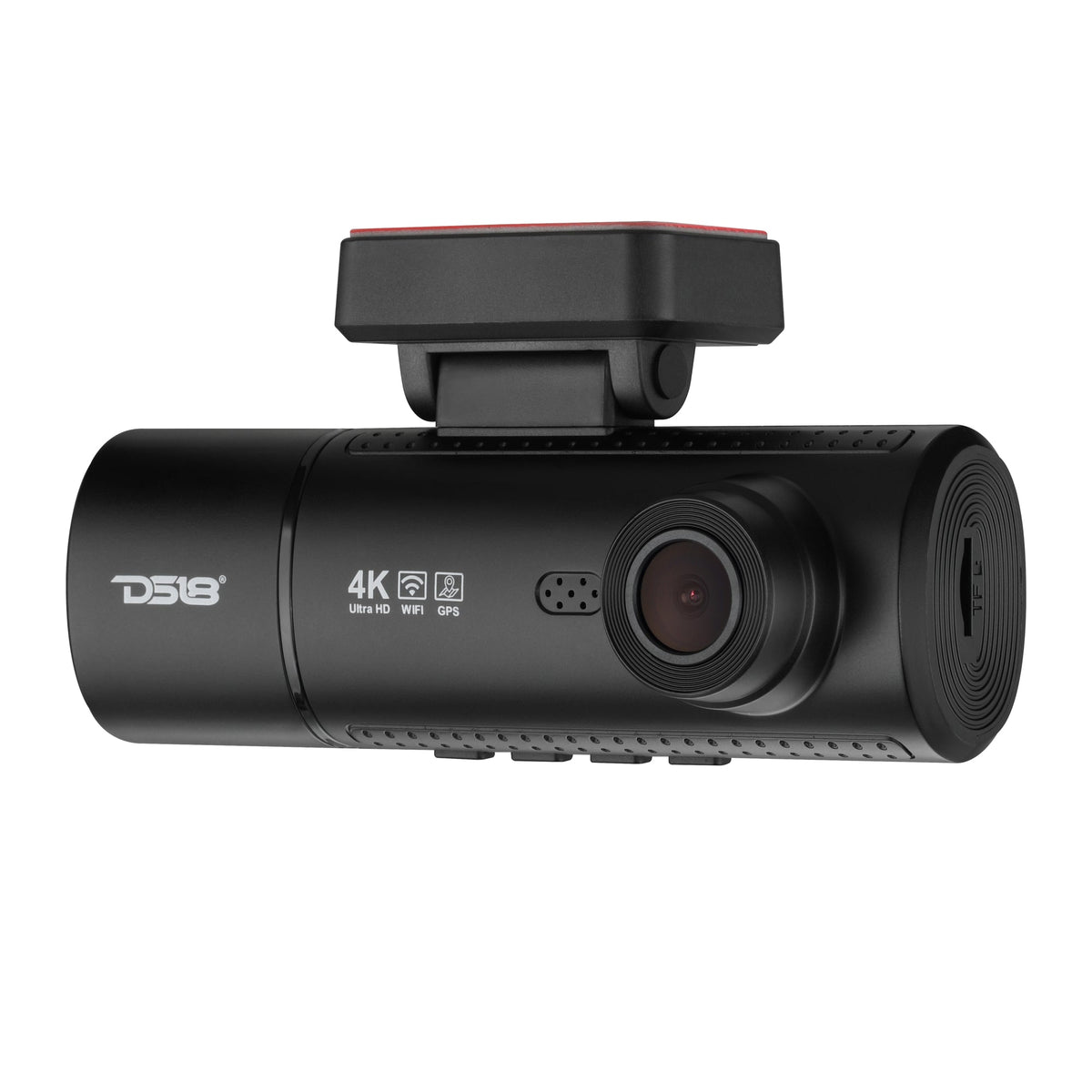 4K Triple Dash Camera with Front, In-Cabin and Rear Cameras, Wi-Fi, GPS and 3.16” IPS Display - DS18