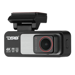 4K Dual Dash Camera with Wi-Fi, GPS, Parking Monitor, and 3.2” IPS Display (Front & Rear Cameras) - DS18