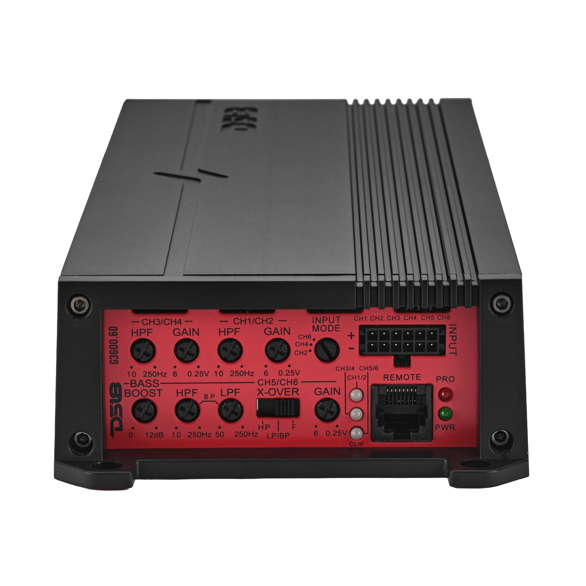 GEN-X 6-Channel Class D Full Range Amplifier | 6 x 200W @ 4-Ohm - DS18
