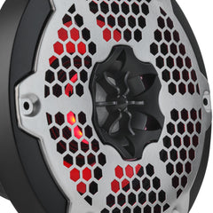 6.5” Marine 2-Way Hybrid Speaker with RGB LED, Compression Driver and Neodymium Magnet | 250W RMS 4-Ohm - DS18