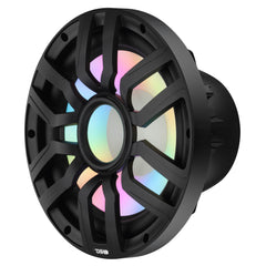 12” Marine Subwoofer with Hybrid Magnet Motor, Removable Grille and Digital LED Lights - 600W RMS 4-Ohm - DS18
