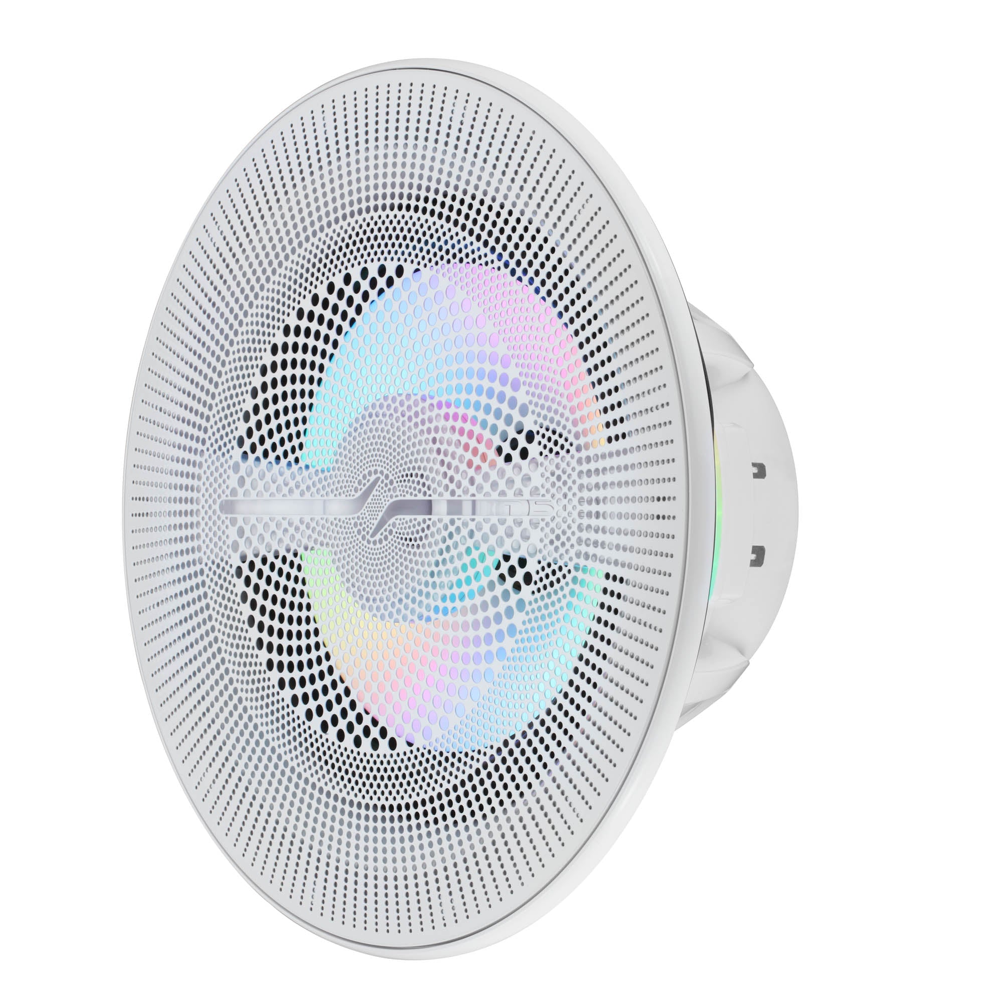 Luxury 6.5” 2-Way Marine Coaxial Speaker with Digital LED Lights and Flush Magnetic Mount Grille | 150W RMS 4-Ohm - DS18