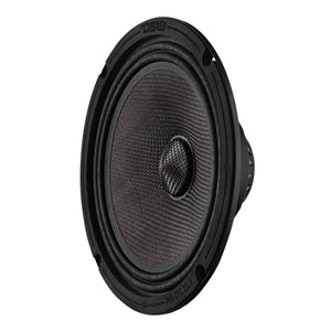 8” Slim Motorcycle & Motorsports Loudspeaker With Neodymium Magnet and Water Resistant Carbon Fiber Cone | 200W RMS 2-Ohm
