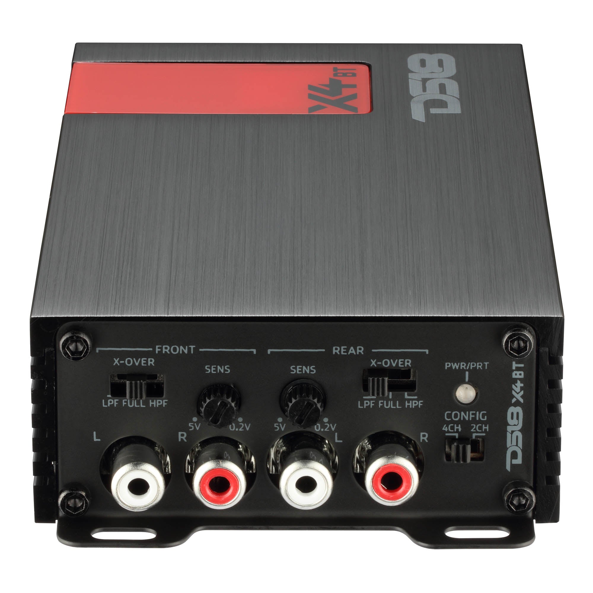 X 4-Channel Ultra Compact Full-Range Amplifier with Bluetooth Connectivity - 4 x 70 Watts Rms - DS18