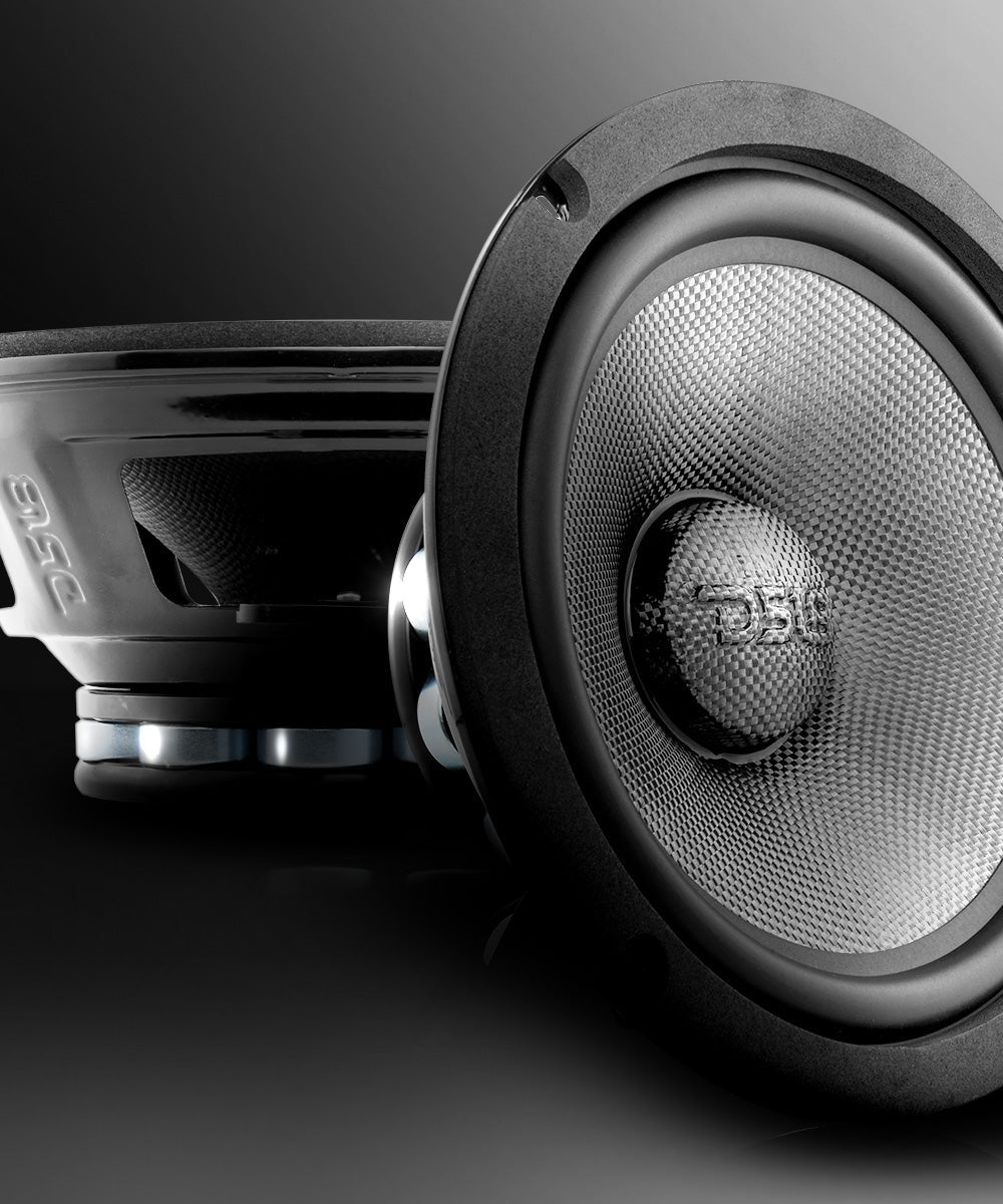 PRO 8" Neodymium Carbon Fiber Water resistant Cone Mid-Bass Loudspeaker 300 Watts Rms 2-Ohm - DS18
