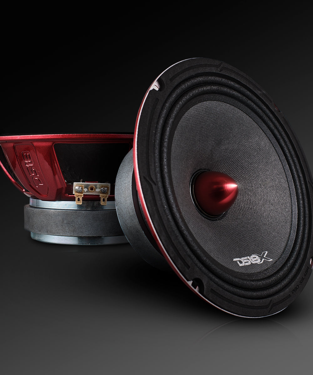 PRO-X 8" Mid-Range Loudspeaker with Bullet | 275W RMS 4-Ohm - DS18