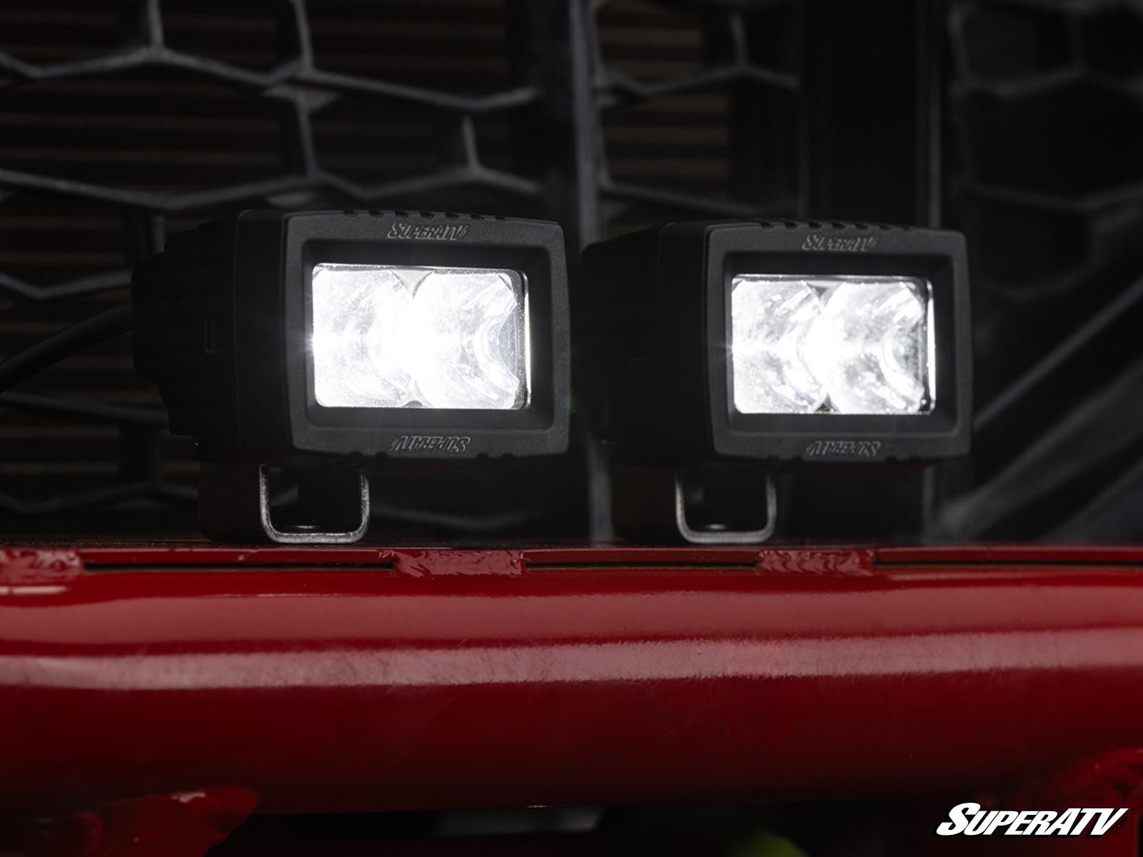 3in. x 1.5in. Single-Row LED Cube Lights - RZR 1000 Brackets